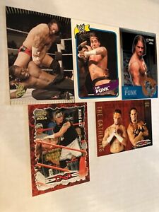 5 cm punk rookie (2 pacific) wrestling cards born in Chicago Illinois see scan
