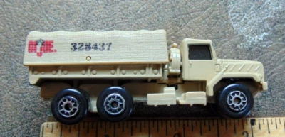 Camión Maisto Die Cast GI Joe Desert Troop, 328437, 3 pulgadas de largo Foto 1 de 4