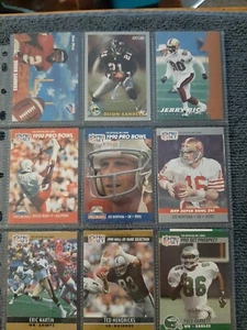 1990's NFL Cards Joe Montana Jerry Rice Deion Sanders Error Cards - Picture 1 of 10