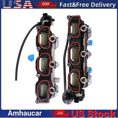 2x Colectores de admisión izquierdo derecho 06E133109 para S4 S5 A6 A7 Q5 Q7 V6 3.0 TSI 06E Foto 1 de 4