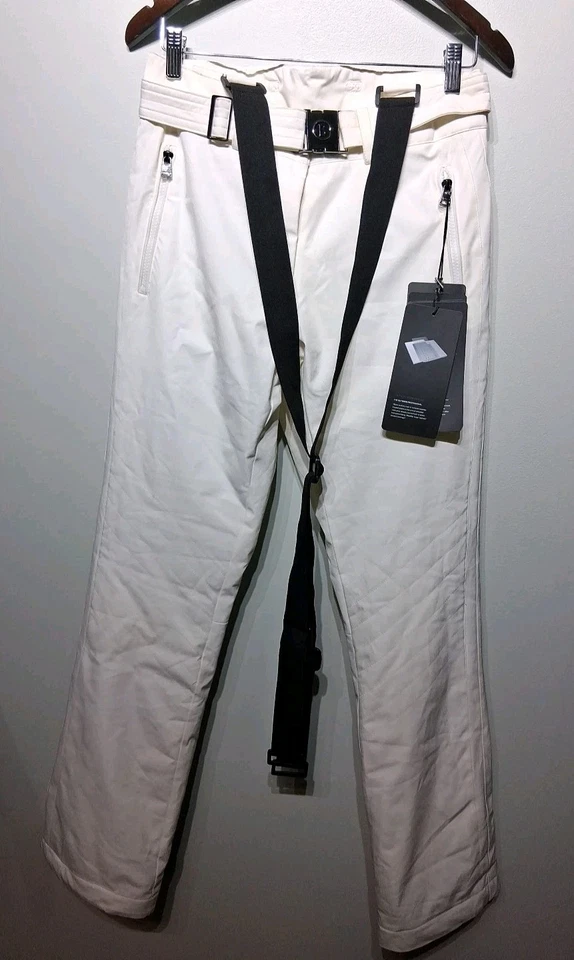 Pantalones de esquí Bogner para mujer blancos aislados talla M nuevos con etiquetas  Foto 1 de 4