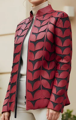 Кожаная куртка женщин кожаная куртка женщин куртка кожи все цвета размер - Изображение 1 из 4