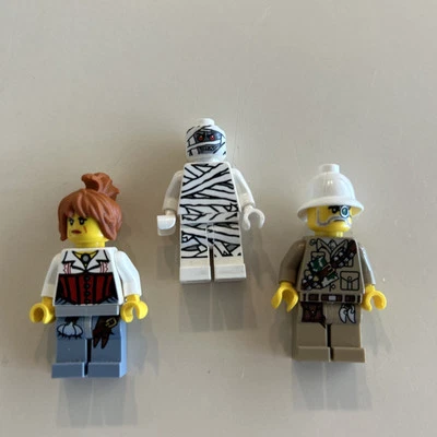 Lote de minifiguras Lego Monster Fighters Major Steele / Ann Lee / Momia Foto 1 de 2
