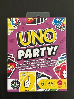 NEW Mattel Uno Party Card Game ~ 2025 ~ Free Shipping! - Image 1 of 2