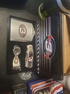 Dale Earnhardt Flask,knife And Key Chain Collectors Set - Picture 1 of 1