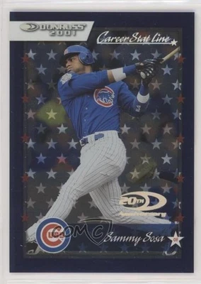 2001 Donruss Stat Line Career /231 Sammy Sosa #23 - Image 1 of 2