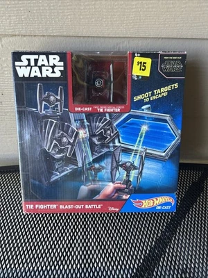 Star Wars Hot Wheels Tie Fighter Blast Out Battle BRAND NEW - Image 1 of 4