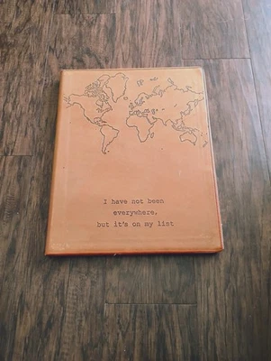 Earthbound Trading Co XL Blank Journal Art Book 17" Oversized Travel Artisan  - Image 1 of 4