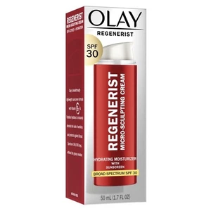 NEW Olay Regenerist Micro Sculpting Cream with Sunscreen SPF 30 - 1.7oz New NIB - Picture 1 of 6