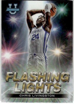2022-23 Bowman University Best #FL-4 Chris Livingston Flashing Lights - Image 1 of 2