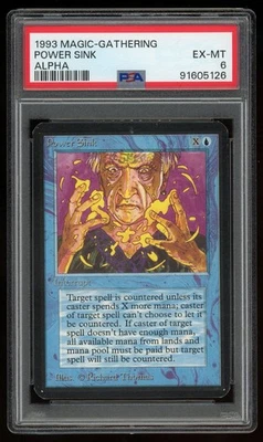1993 MTG Magic the Gathering Card Alpha Prodigal Sorcerer PSA 6 TCG - Image 1 of 2