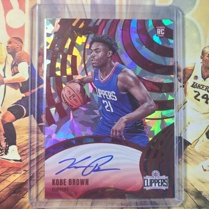2023-24 Panini Revolution Chinese New Year Kobe Brown Auto RA-KBC Clippers /28🔥 - Picture 1 of 3