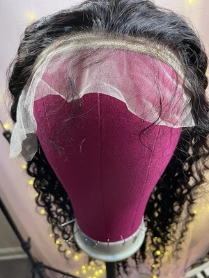 Water Wave Lace Front Wig Human Hair 26" 13x6 HD Density 200% - Image 1 of 2