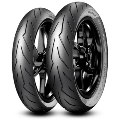 Motorcycle Tyres Pirelli Diablo Rosso Sport 110/70 -17 & 150/60 -17 66S Aprilia - Image 1 of 4