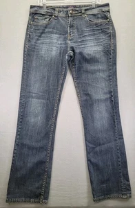 Vigoss Jeans Women's Size 12 VGS Embellish Flap Pocket Bootcut Flare Mid Rise - Picture 1 of 13