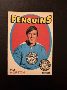 1971 72 OPC SET BREAK# 186 TIM HORTON PRINTED IN CANADA NRMT SHARP! - Picture 1 of 2