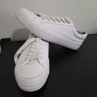 Nautica Aelisa White Woman's Sneakers Size 9 - Image 1 of 4