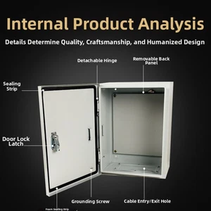 Waterproof Electrical Distribution Box with Easy Installation and Cable Routing - Picture 1 of 4