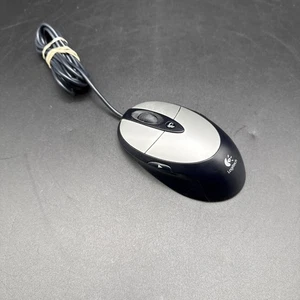 Logitech MX310 USB Optical Mouse M-BP86 PC Windows Mac Ambidextrous Blue Silver - Picture 1 of 5