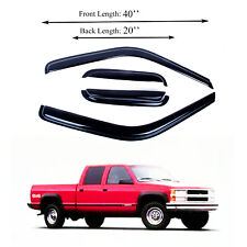 Fits for 1988-1999 Chevrolet & GMC C/K1500-C/K3500 Extended Cab Window Deflector