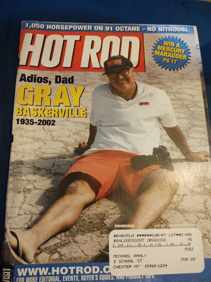 Hot Rod Magazine  2002 June VINTAGE Hot Rods and Custom Cars - Image 1 of 1
