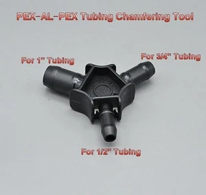 PEX-AL-PEX Tubing Chamfering Tools Reaming Rounder For 1/2" 3/4" 1" PEXwork - Picture 1 of 1