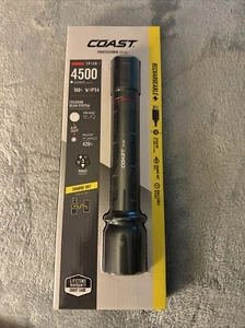 Coast Xp14r Rechargeable Flashlight 4500 Lumens Usb-c 5 Modes Focus Beam - Picture 1 of 3