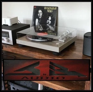 Custom Pioneer PL516 PL518 with insignia JnB Audio Dust Cover = Made in USA = - Picture 1 of 2