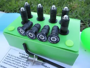 Balanza de 10 contadores Tour Lock con etiquetas (Negro-14g) para juego de hierro/cuña con herramientas y manual - Imagen 1 de 11