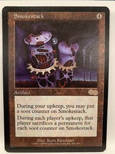 Smokestack Urza's Saga MP MTG Rare 309 EDH Tergrid same day handling