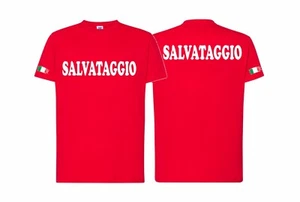 T-Shirt Maglietta Salvataggio Maglia Unisex Uomo Donna lifeguard bagnino M12 - Imagen 1 de 3