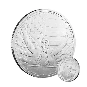 1 Feinunze Trump 47th President .999 Feinsilbermedaille - Bild 1 von 12