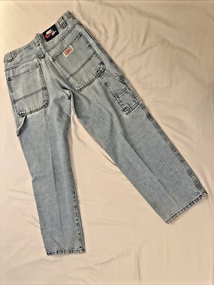 Pantalones de mezclilla holgados vintage Nike Air Carpenter para hombre 34/30 RARO años 90 LEER Foto 1 de 4