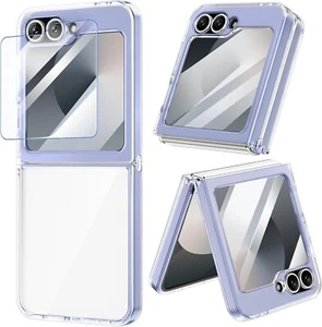Funda Z Flip 6 con Protector de Pantalla (Púrpura) - Imagen 1 de 9