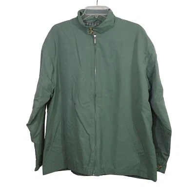 Jaqueta masculina Haband Executive Division verde zíper completo tamanho G poliéster e náilon - Imagem 1 de 4