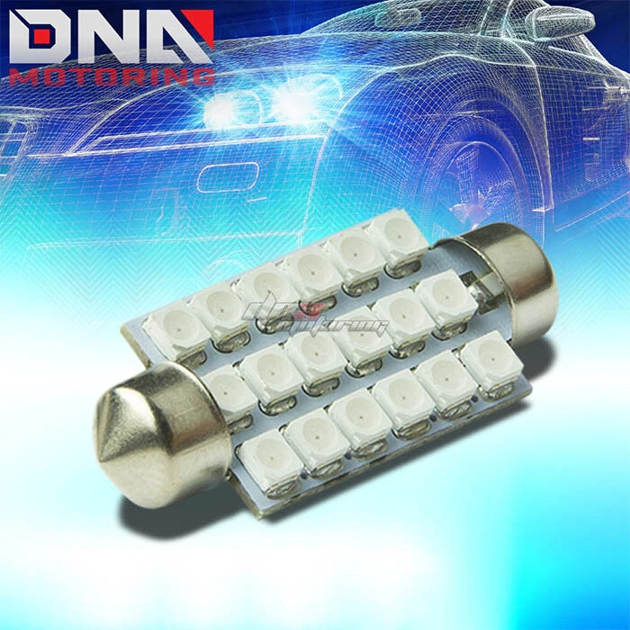 18 SMD 18SMD 39MM AZUL 3528 5050 LED INTERIOR DOMO/MAPA COCHE 12V BOMBILLA LÁMPARA Foto 1 de 1