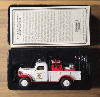 Matchbox Yesteryear Fire Series YYM37636 Dodge Power Wagon Brush/Field Truck - Image 1 of 4