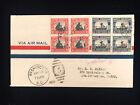 DC WASHINGTO MAY 18 1925 FDC #620, 621 BLOCKS/4 COMPLETE ON SMALL SIZE AIR COVER