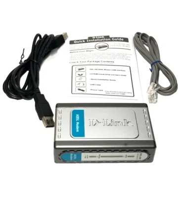 D-Link DLink ADSL Modem DSL-200 tested - Image 1 of 4