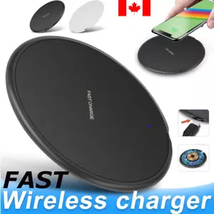 Chargeur RAPIDE sans fil Qi 10W neuf pour téléphone portable, iPhone, Samsung, LG, HTC... - Photo 1 sur 12