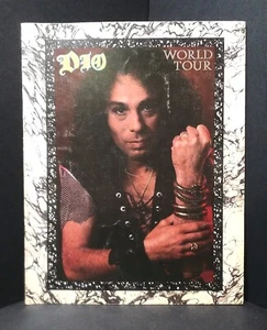 Vintage DIO Sacred Heart World Tour 1985 concert SOUVENIR PROGRAM heavy metal - Picture 1 of 4