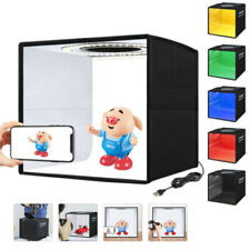 25x25x25cm Fotobox Fotostudio Set USB LED Lichtbox Faltbare Produktfotografie