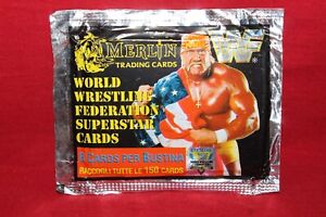 1991 Merlin WWF Pack of Wrestling Cards Undertaker Rookie Year Hogan
