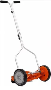 American Lawn Mower Company 1204-14 14-Inch 4-Blade Push Reel Lawn Mower, Red - Picture 1 of 8
