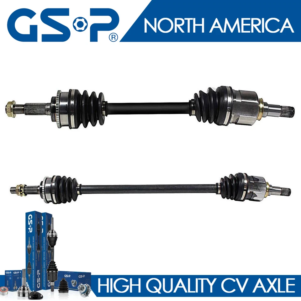 Front CV Axle Shaft Assembly LH RH Pair 2pc Set New for Toyota Tercel Paseo - Image 1 of 4