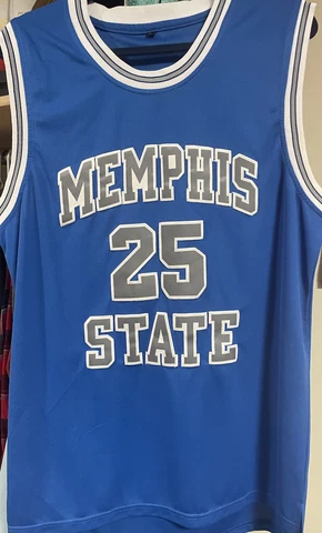 NEW REPLICA Penny Hardaway Blue Memphis State Adult Large Jersey 6 WEEK SHIPPING Cover
