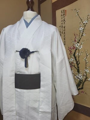 Japanese. Mens Dark Brown Kaku Obi Belt                 - Image 1 of 4