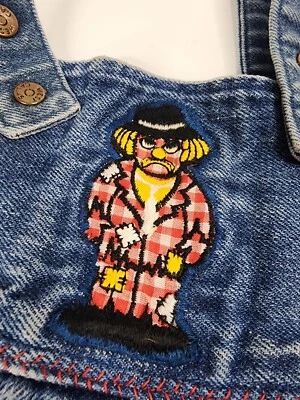 VTG Clown Bib Overalls Made Especially For You West Cal. 45 Embroidered Clown - Image 1 of 4