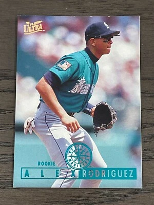 1995 Fleer Ultra Rookie Alex Rodriguez #331 Seattle Mariners  - Image 1 of 2