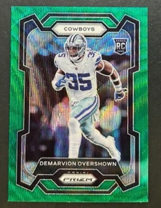 2023 Panini Prizm - DeMarvion Overshown #323 Dallas Cowboys RC Green Wave Prizm - Picture 1 of 2